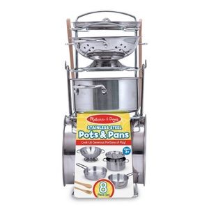 Melissa and Doug let’s play house. Pots and pans set!